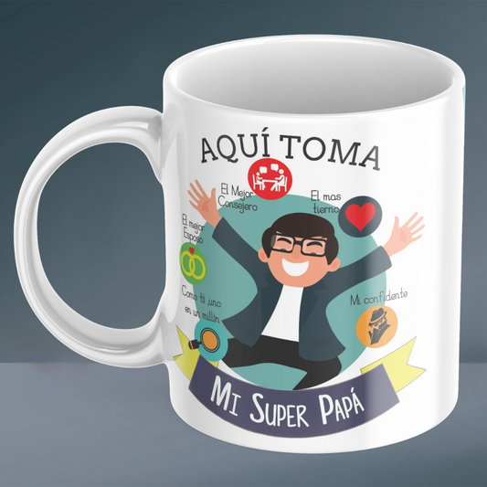 Taza Día del Padre - Super Papá