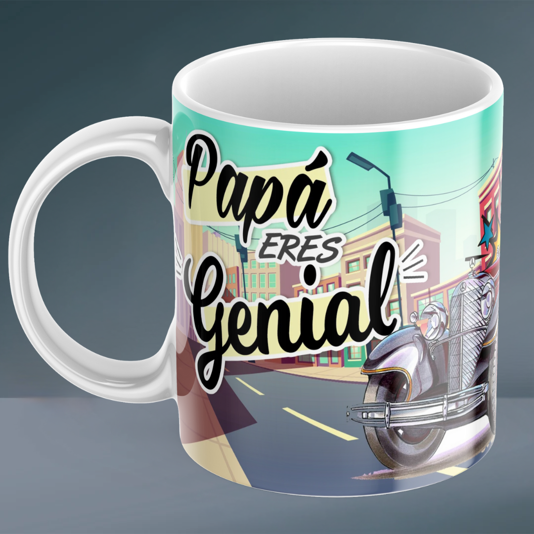 Taza personalizada especial Día del Padre 108