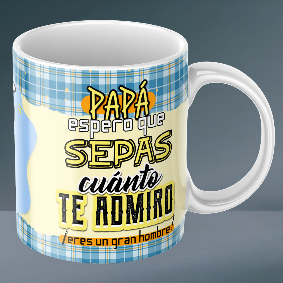 Taza personalizada especial Día del Padre 25