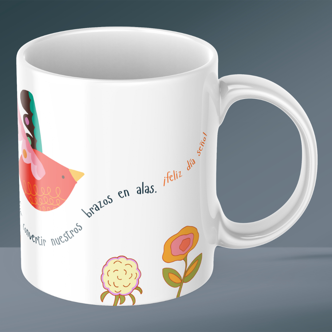 Taza con Corazones para Mamá